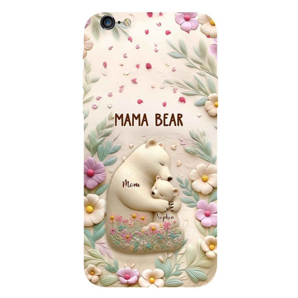 Mama Bär – Personalisierte Handyhülle mit Muttermotiv