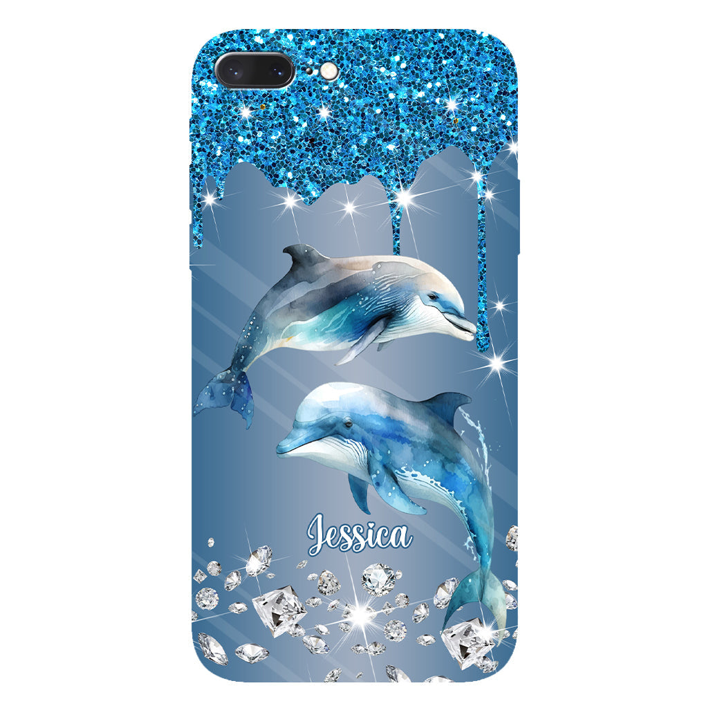 Beautiful Dolphins - Personalized Dolphin Full Print Phone Case