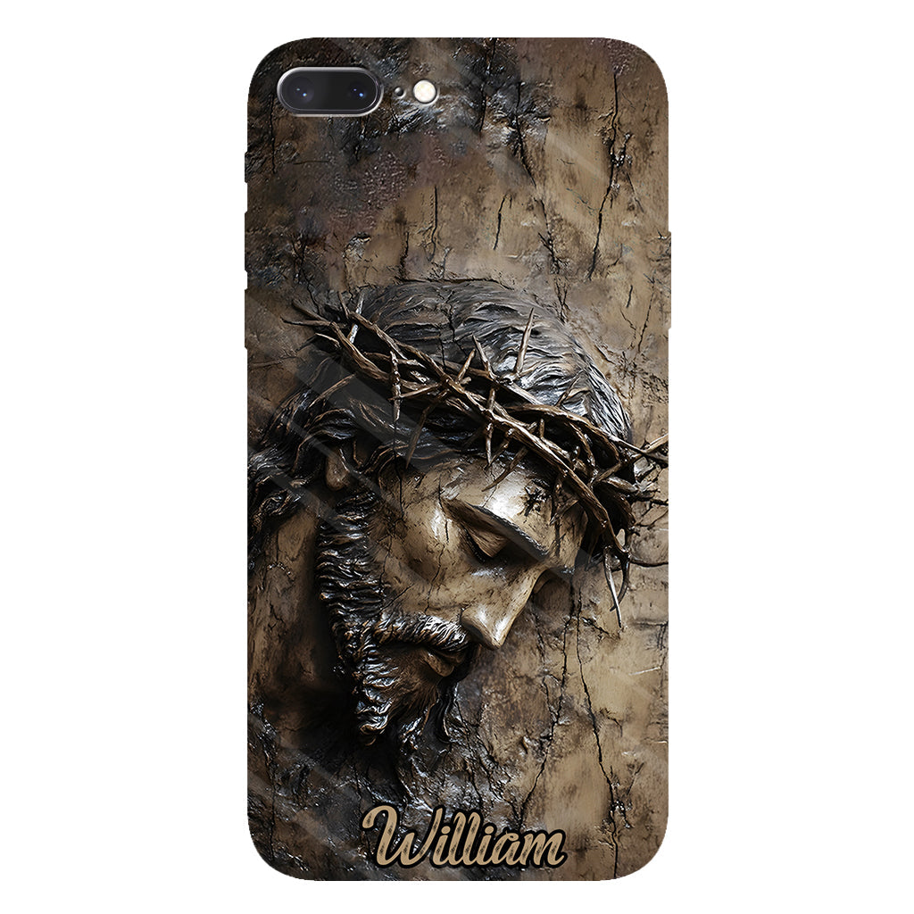 Glaube, Hoffnung, Liebe – Personalisierte Handyhülle mit christlichem Vollbilddruck