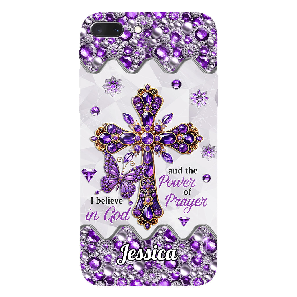I Believe In God - Personalized Christian Full Print Phone Case