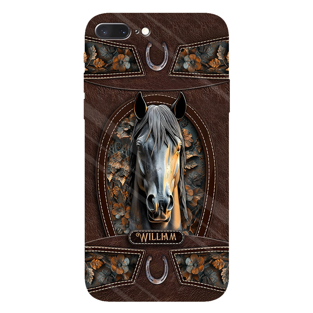 Liebe zum Pferd – Personalisierte Handyhülle mit Pferdemotiv