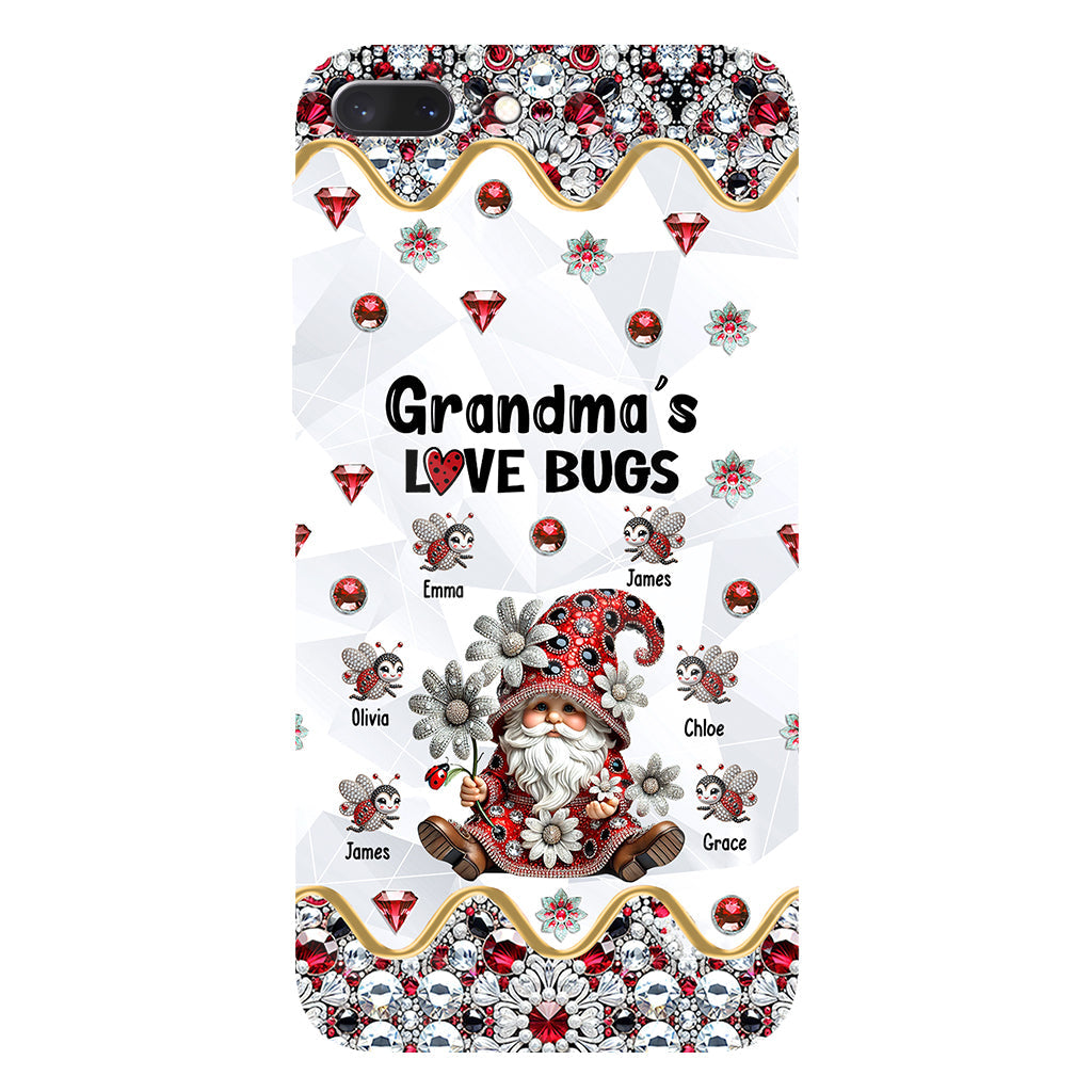 Omas Liebeskäfer – Personalisierte Handyhülle mit Oma-Motiv und Vollbild