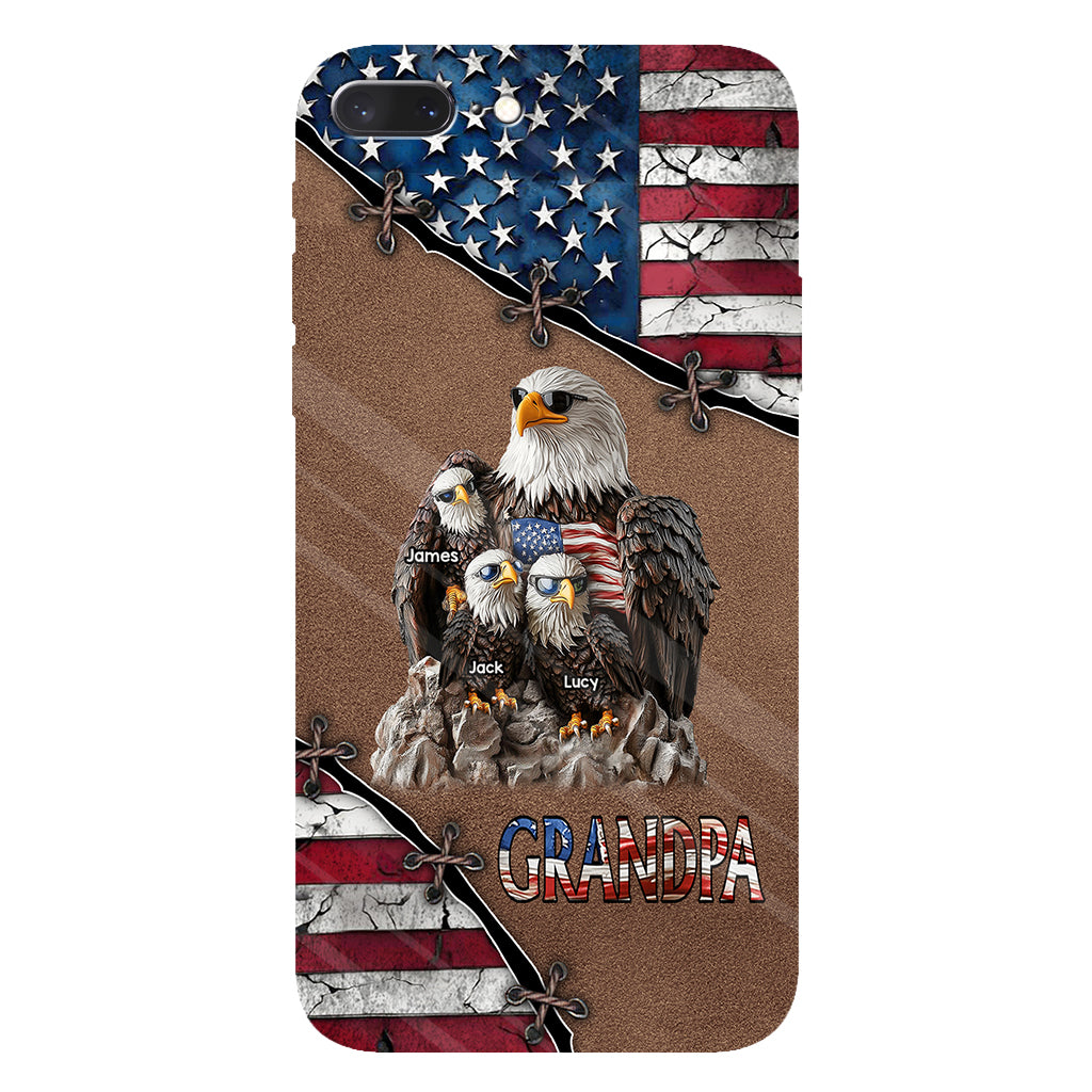 Strong Papa - Personalized Father Full Print Phone Case