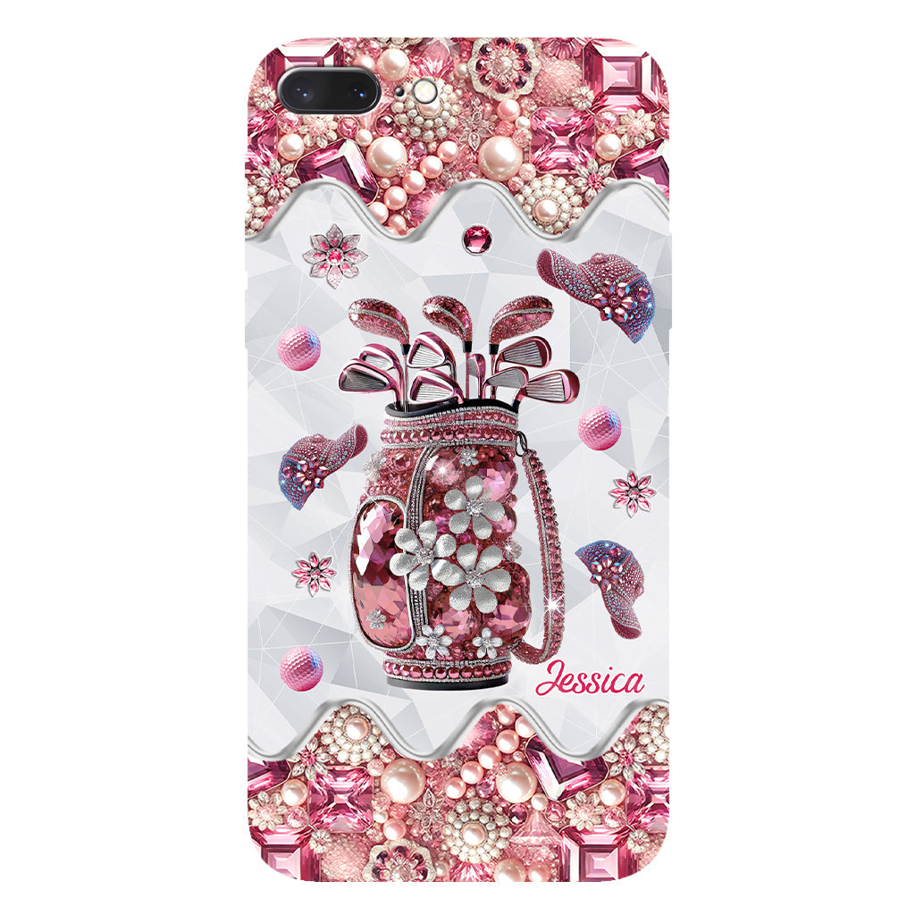 Just A Girl Who Loves Golf - Personalized Golf Full Print Phone Case