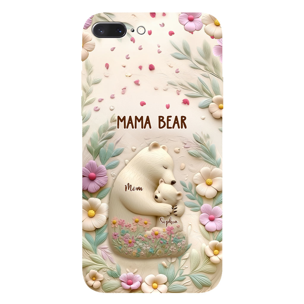 Mama Bär – Personalisierte Handyhülle mit Muttermotiv