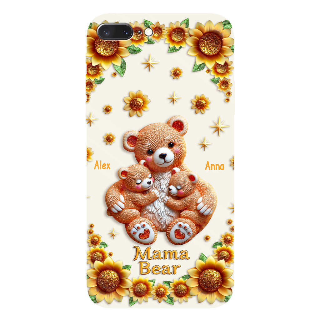 Mama Bear - Personalized Mother Full Print Phone Case