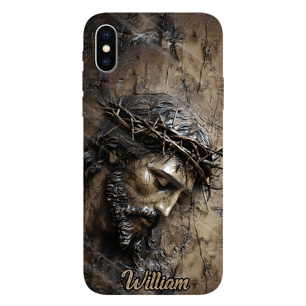 Glaube, Hoffnung, Liebe – Personalisierte Handyhülle mit christlichem Vollbilddruck