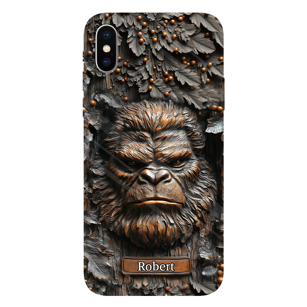 Sasquatch - Personalized Camping Full Print Phone Case