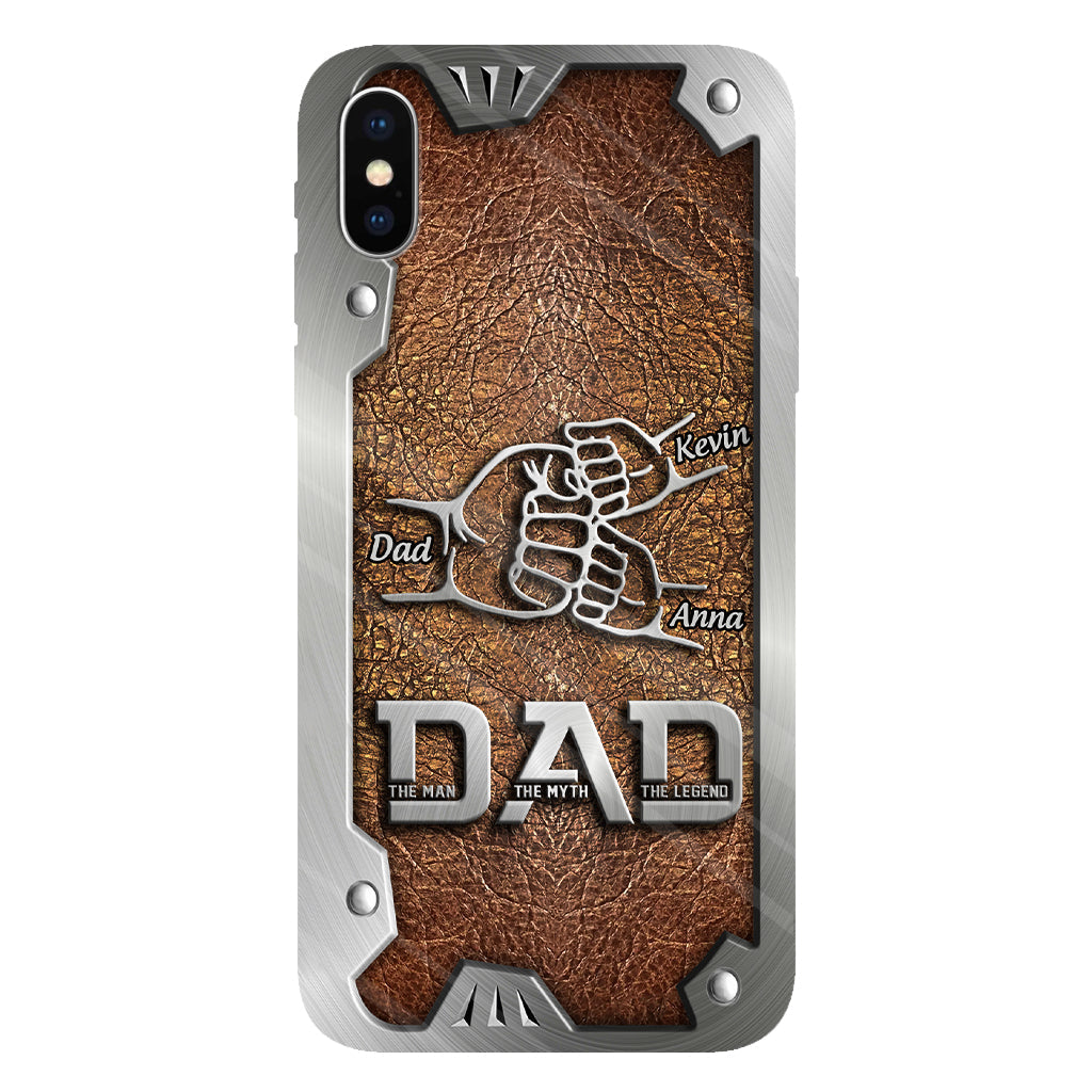 Dad The Man The Myth The Legend First Bump - Personalized Father Full Print Phone Case