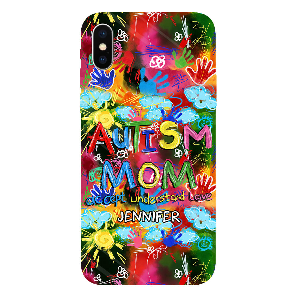 Autism Mom - Personalized Autism Awareness Full Print Phone Case