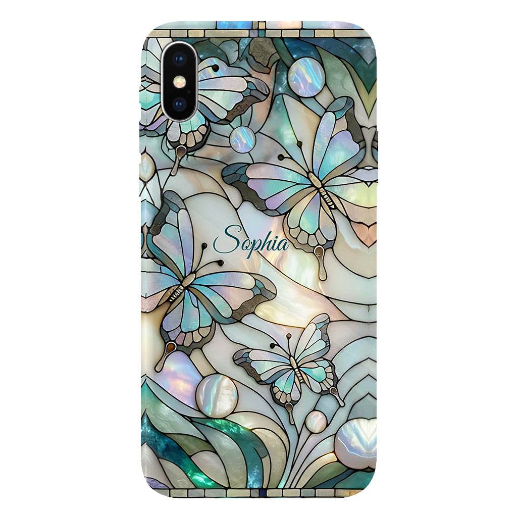 Love Butterflies - Personalized Butterfly Full Print Phone Case