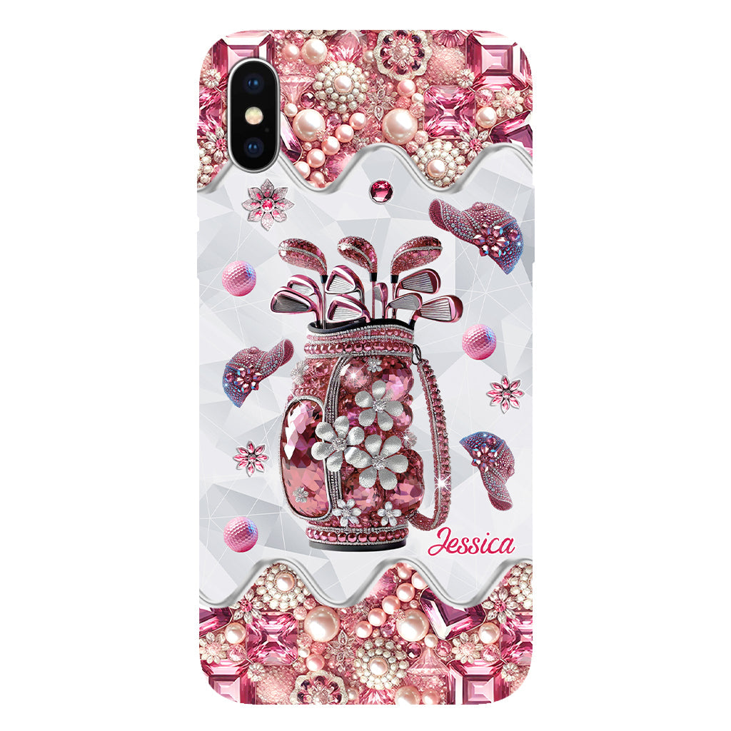 Just A Girl Who Loves Golf - Personalized Golf Full Print Phone Case