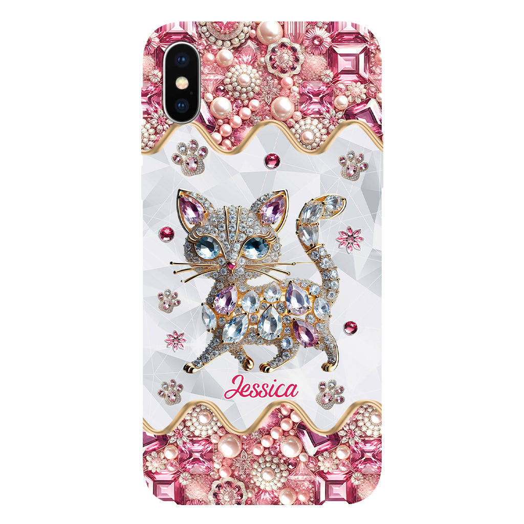 Just A Girl Who Loves Cats - Personalized Cat Full Print Phone Case