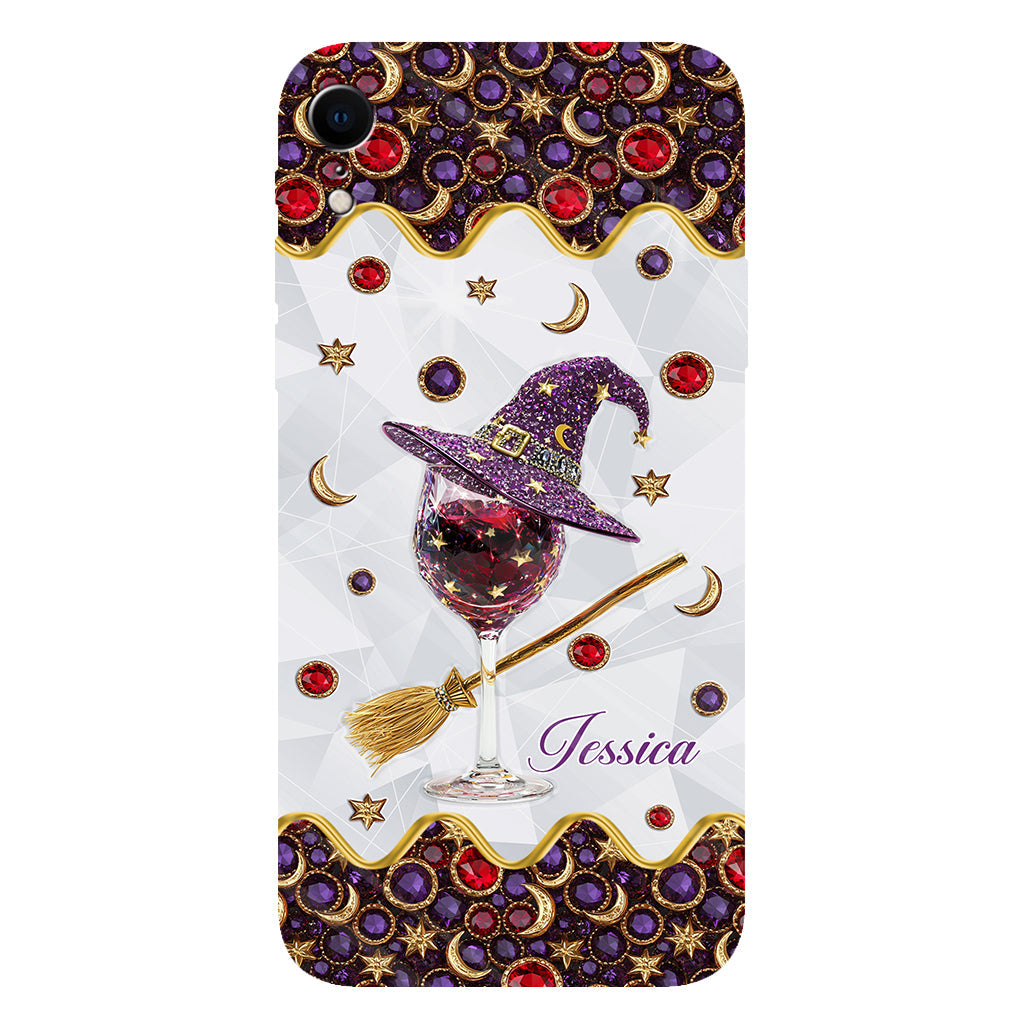 Weinhexe – Personalisierte Handyhülle mit Hexenmotiv