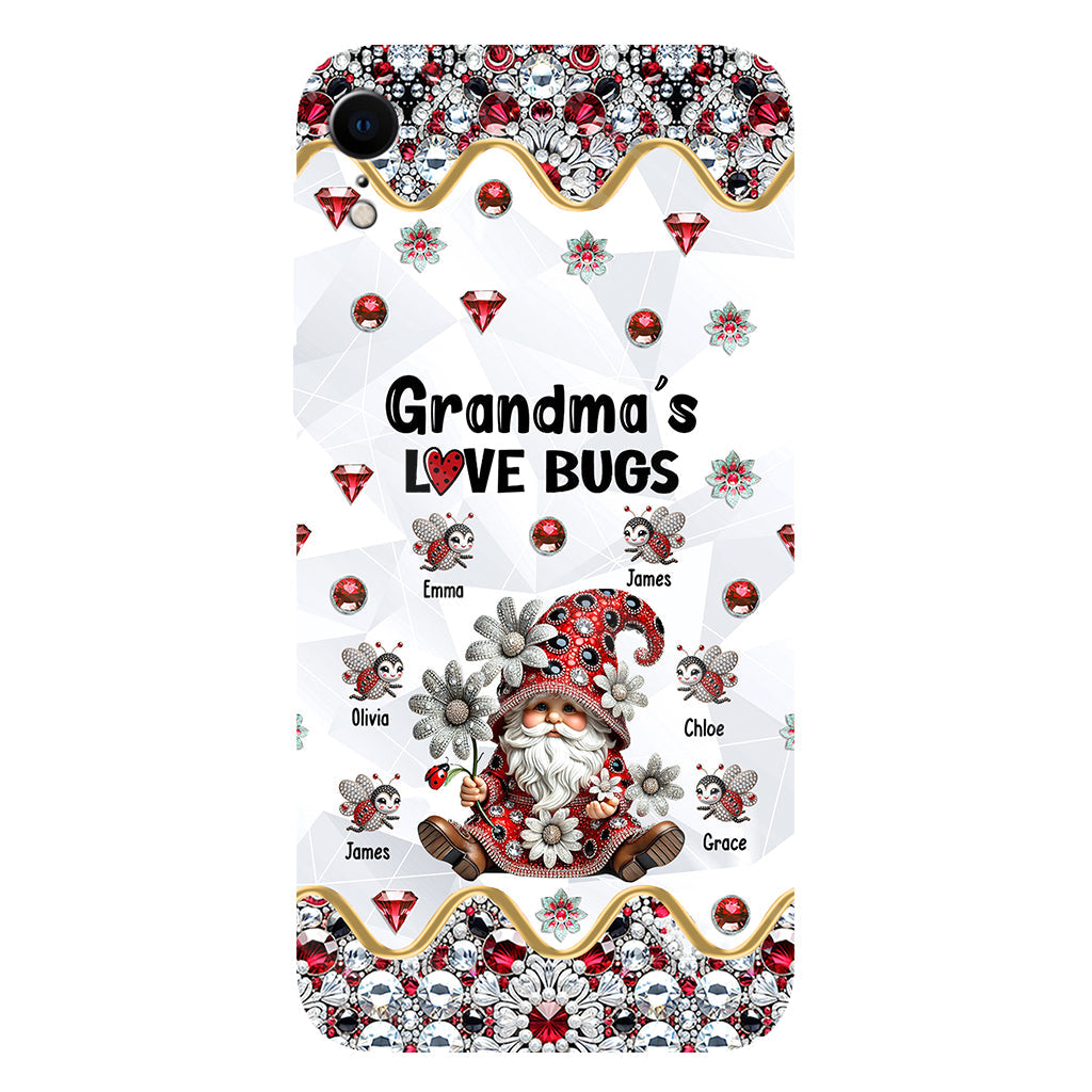 Omas Liebeskäfer – Personalisierte Handyhülle mit Oma-Motiv und Vollbild