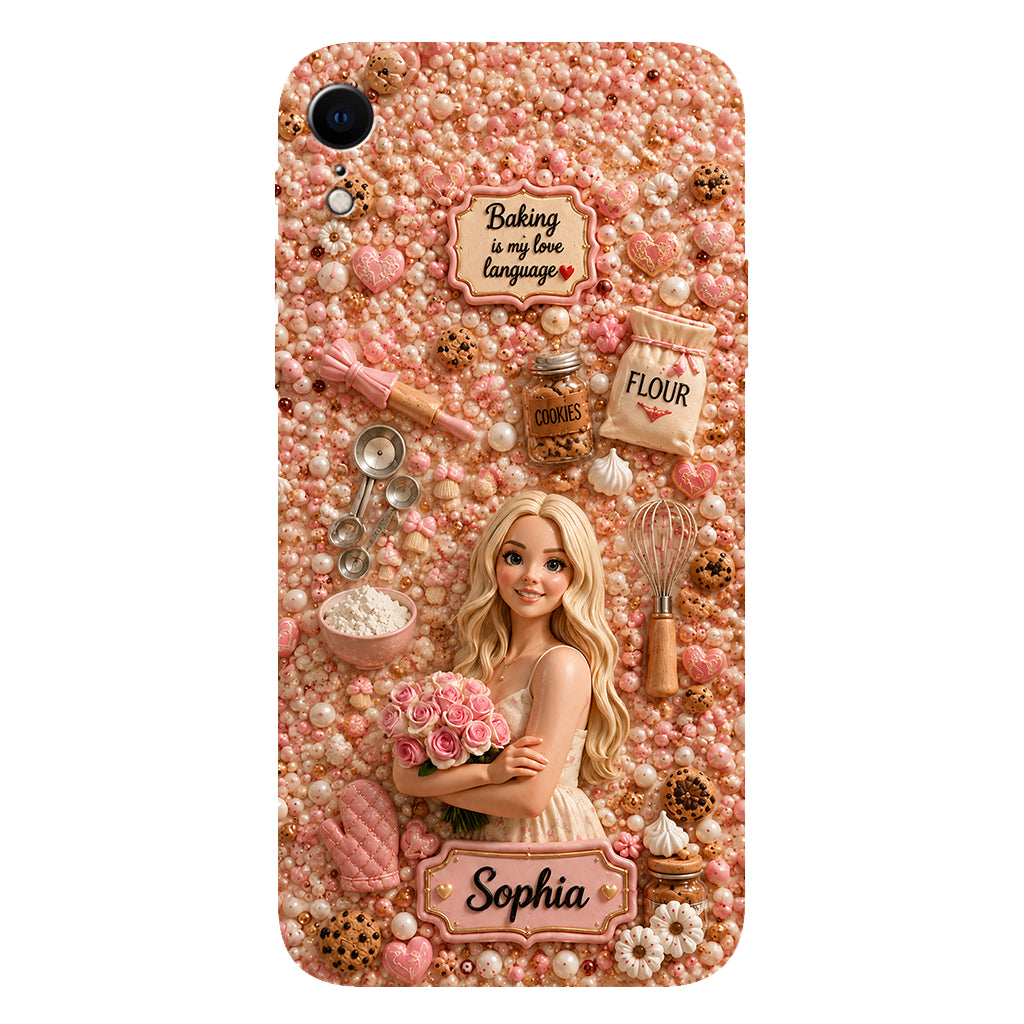 Baking Is My Love Language - Personalized Baking Full Print Phone Case