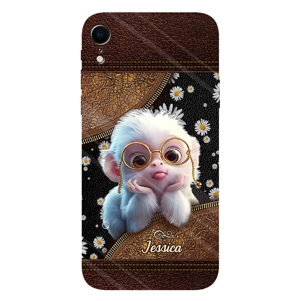 Cute Monkey - Personalized Full Print Phone Case
