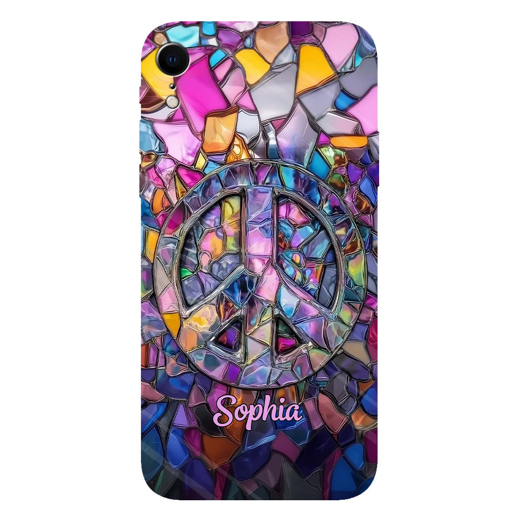 Hippie Soul – Personalisierte Handyhülle mit Hippie-Vollbilddruck