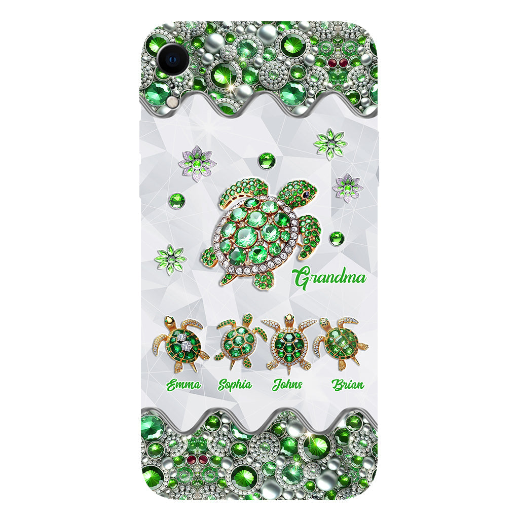 Grandma Of Little Turtles - Personalized Grandma Full Print Phone Case