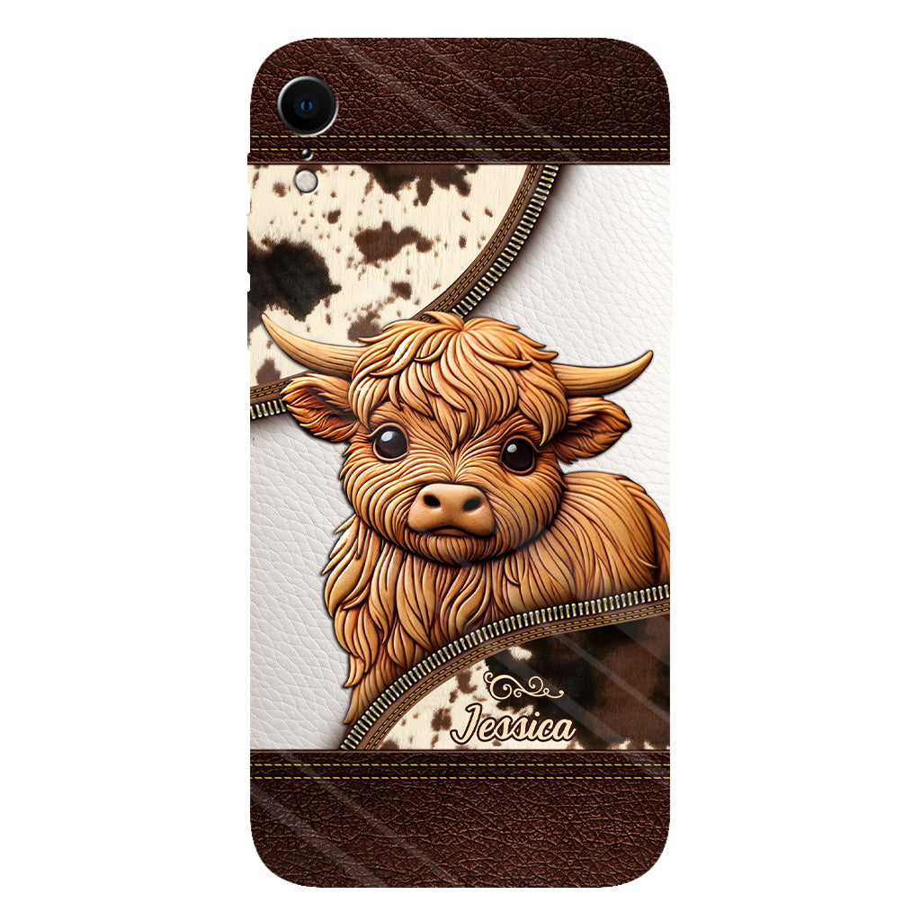 Love Highland Cows - Personalized Full Print Phone Case
