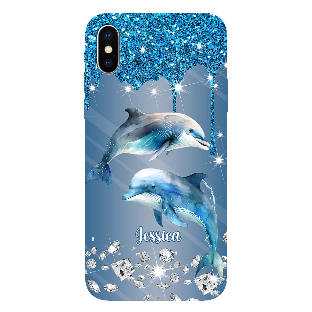 Beautiful Dolphins - Personalized Dolphin Full Print Phone Case