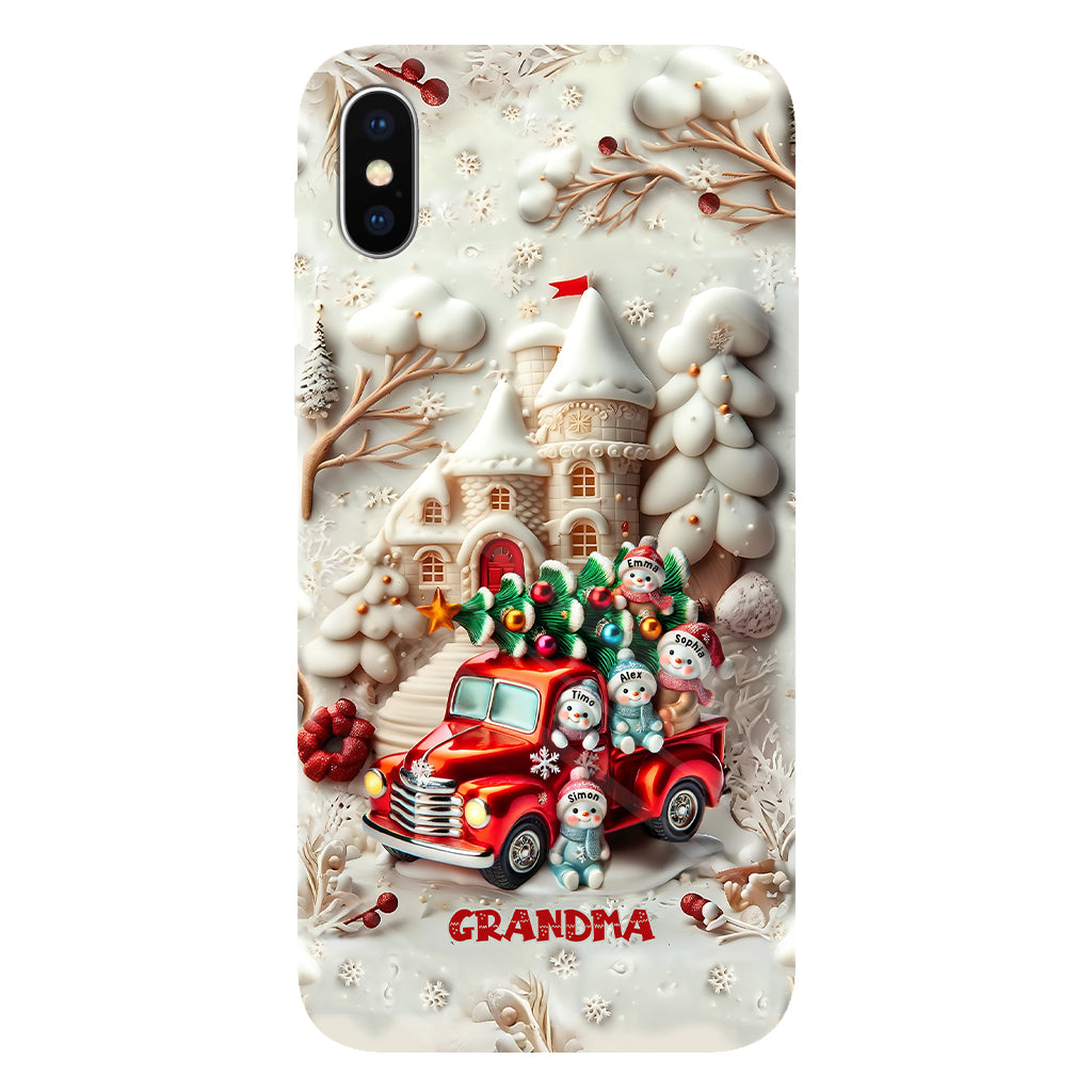 Nana's Little Cuties - Personalized Grandma Full Print Phone Case