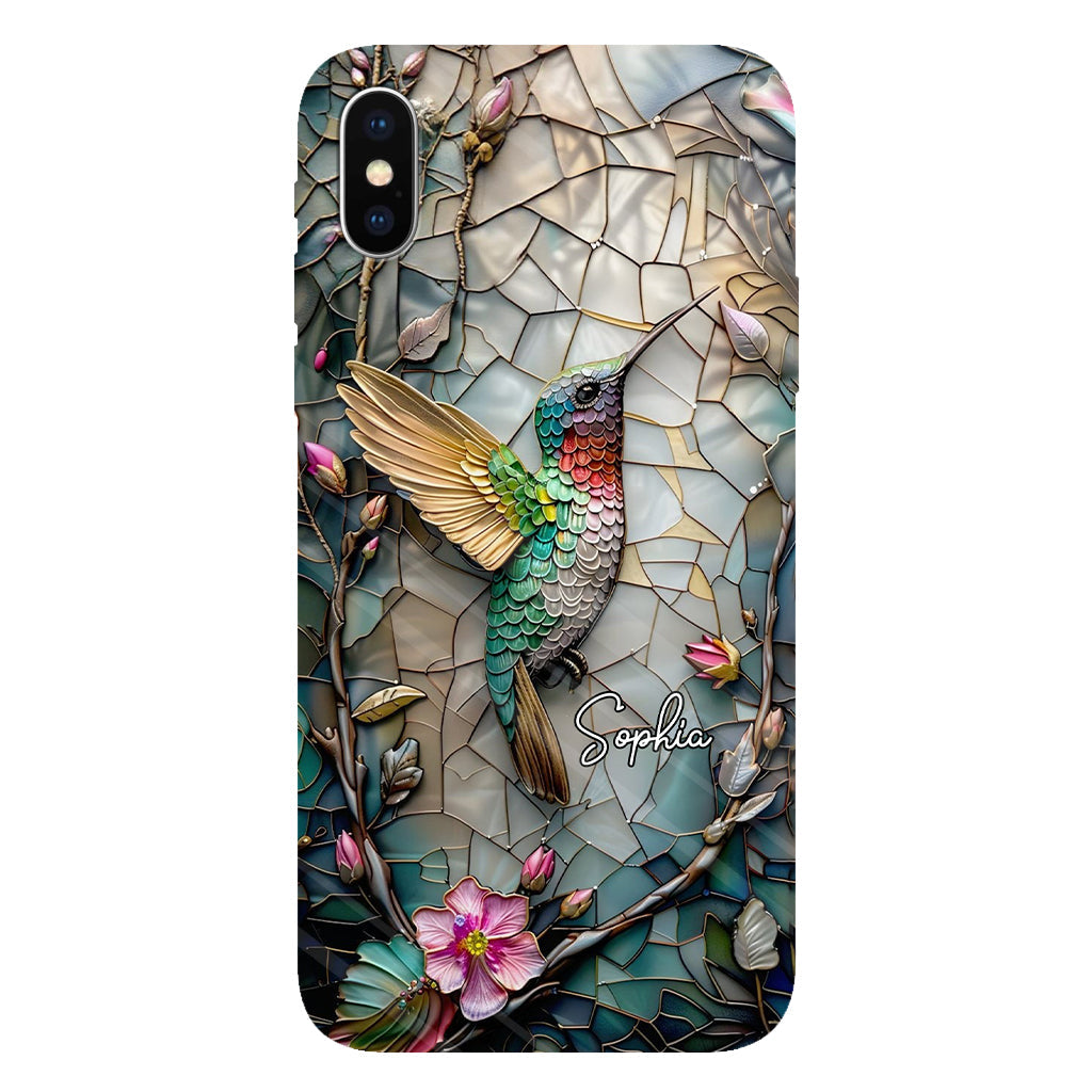 Artistic Hummingbird - Personalized Gardening Full Print Phone Case