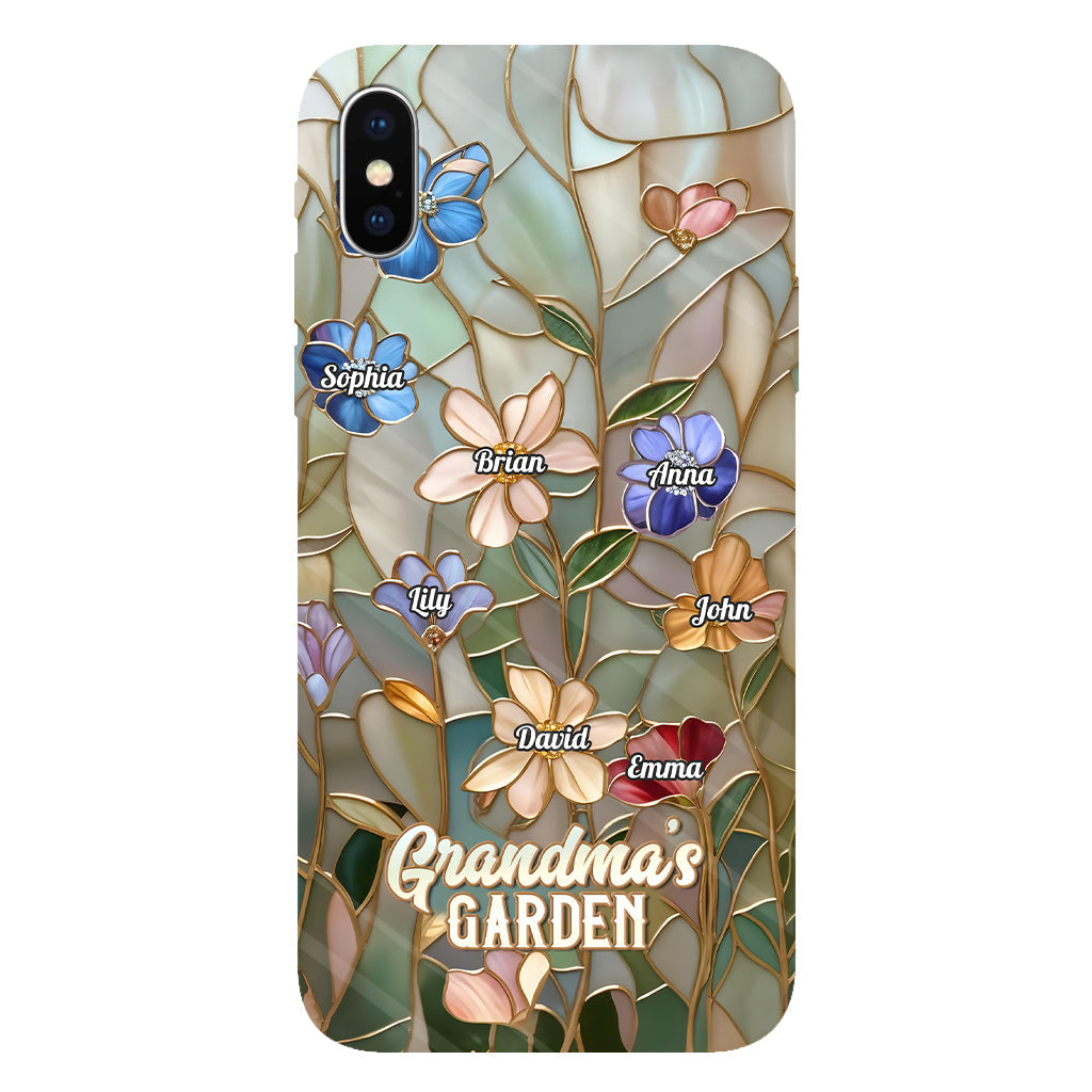 Grandma's Garden - Personalized Grandma Full Print Phone Case