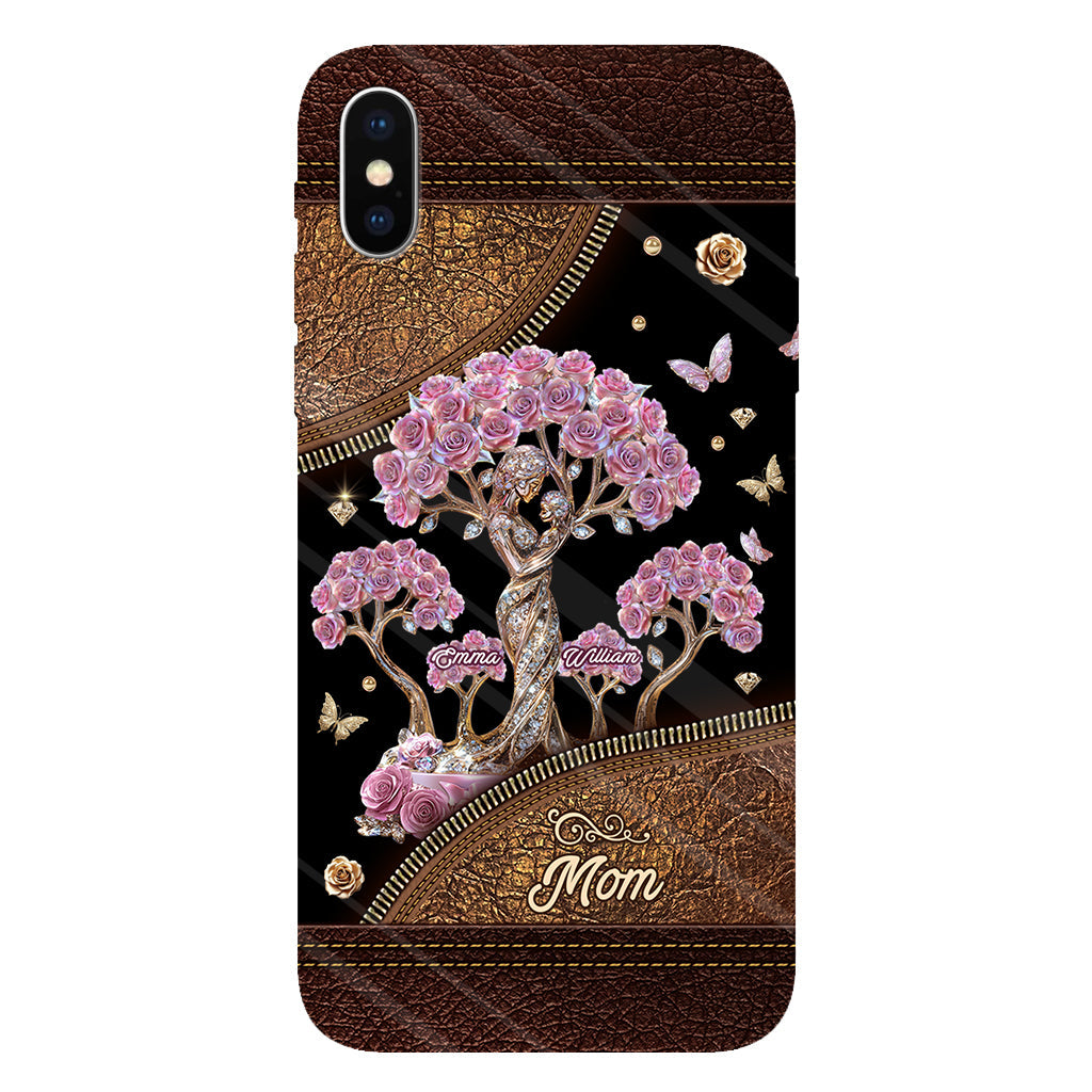 Die Liebe zwischen Mutter und ihren Kindern – Personalisierte Handyhülle mit Muttermotiv