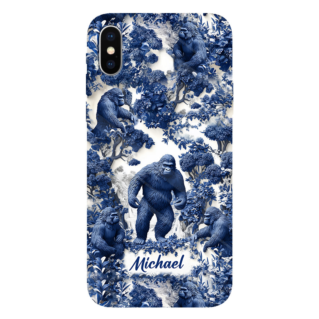 Bigfoot Summer Vibes - Personalized Hiking Full Print Phone Case