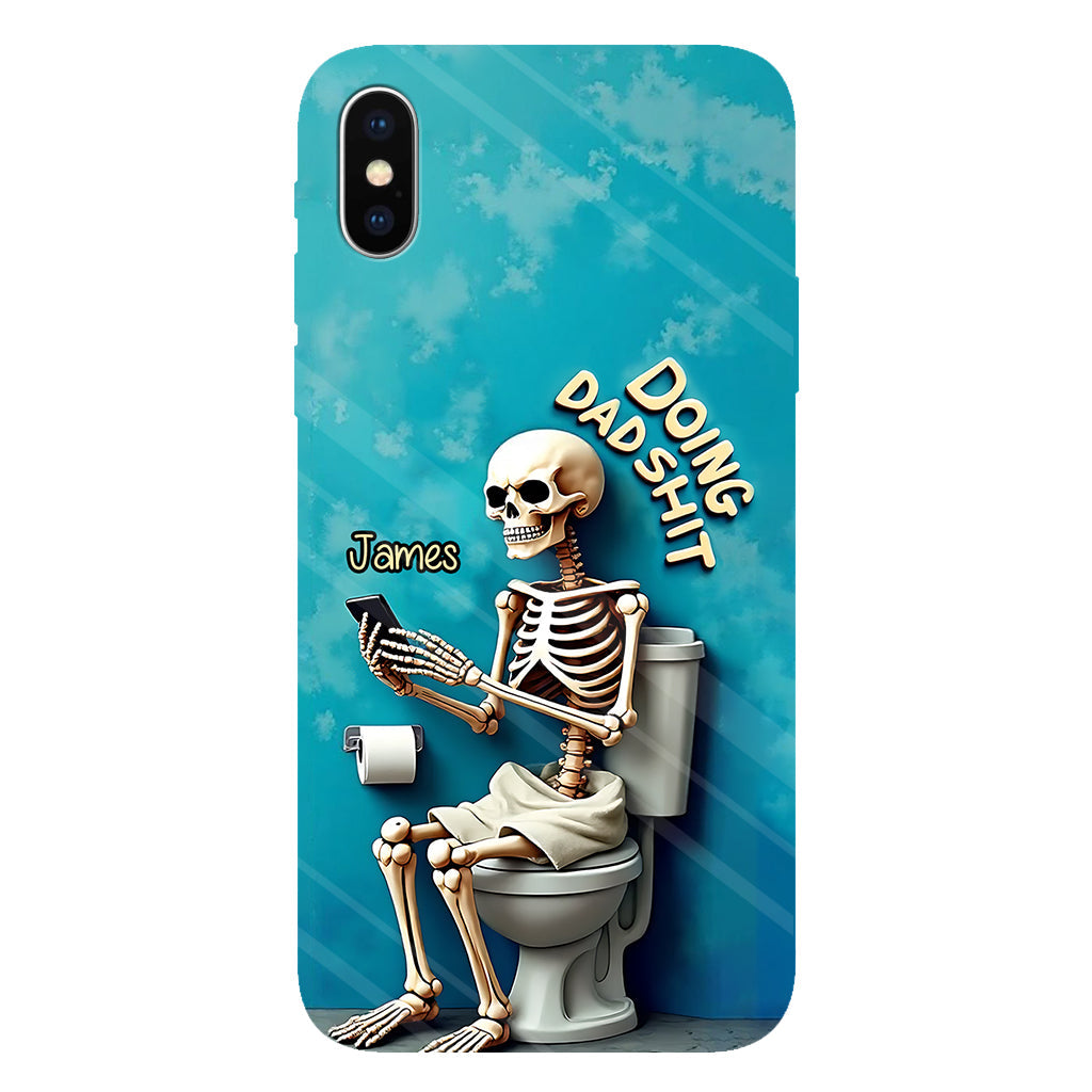 Doing Dad Shit - Personalized Father Full Print Phone Case