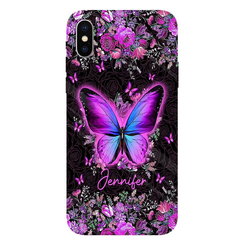 Love Butterflies - Personalized Butterfly Full Print Phone Case