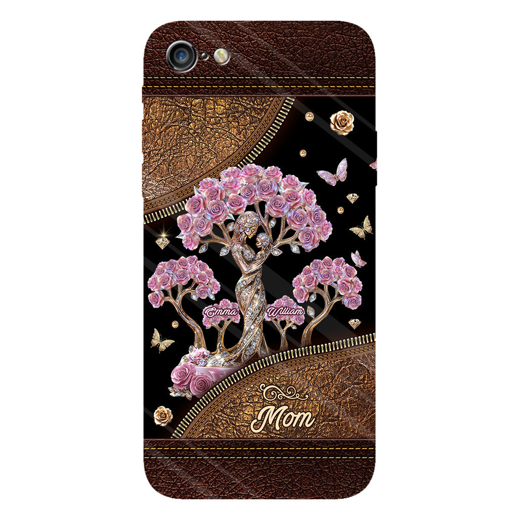 Die Liebe zwischen Mutter und ihren Kindern – Personalisierte Handyhülle mit Muttermotiv