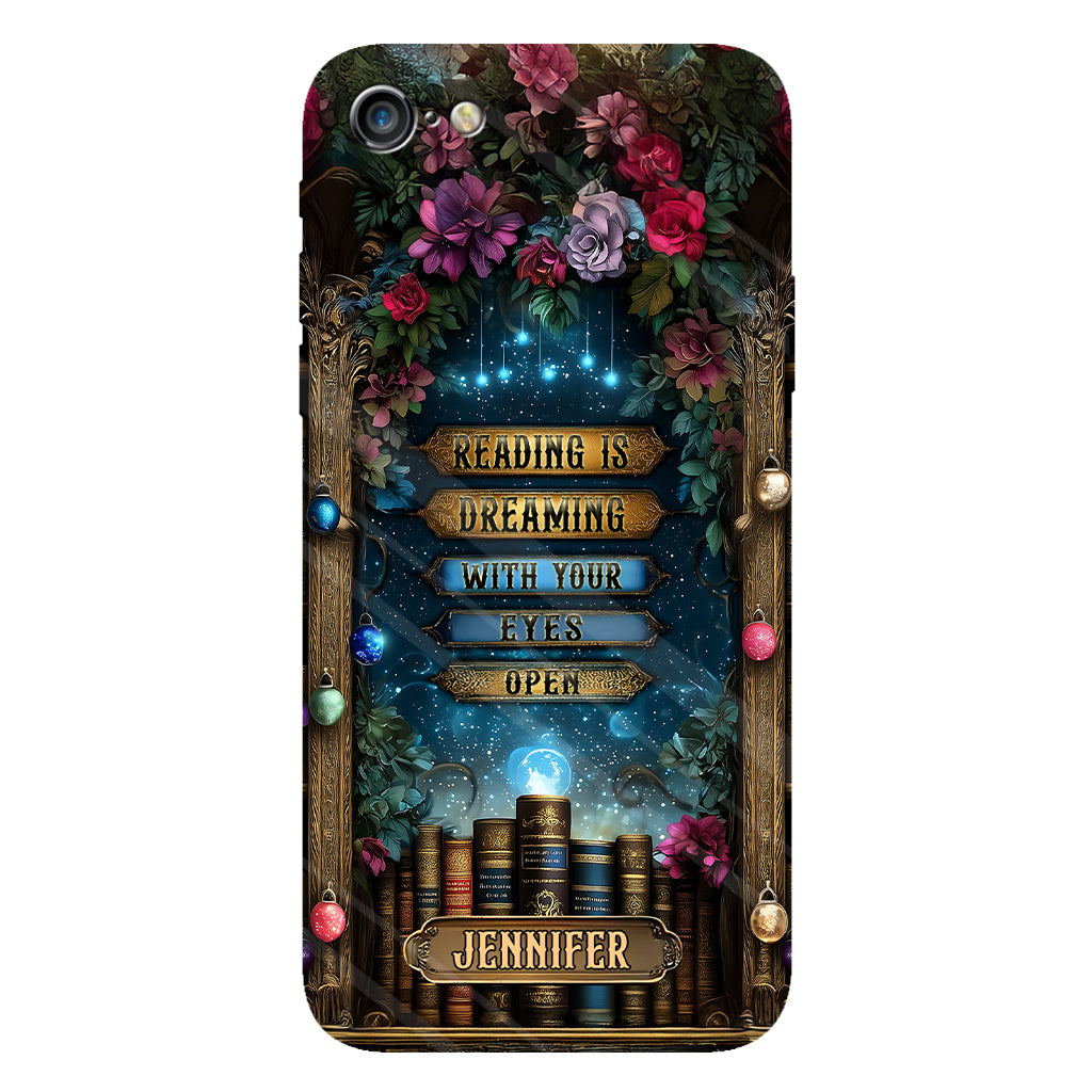 Reading is Dreaming - Personalized Book Full Print Phone Case