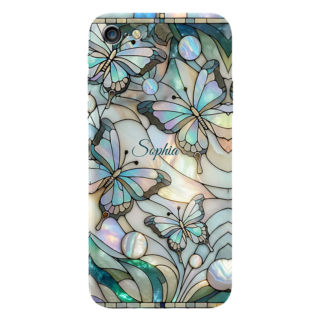 Love Butterflies - Personalized Butterfly Full Print Phone Case