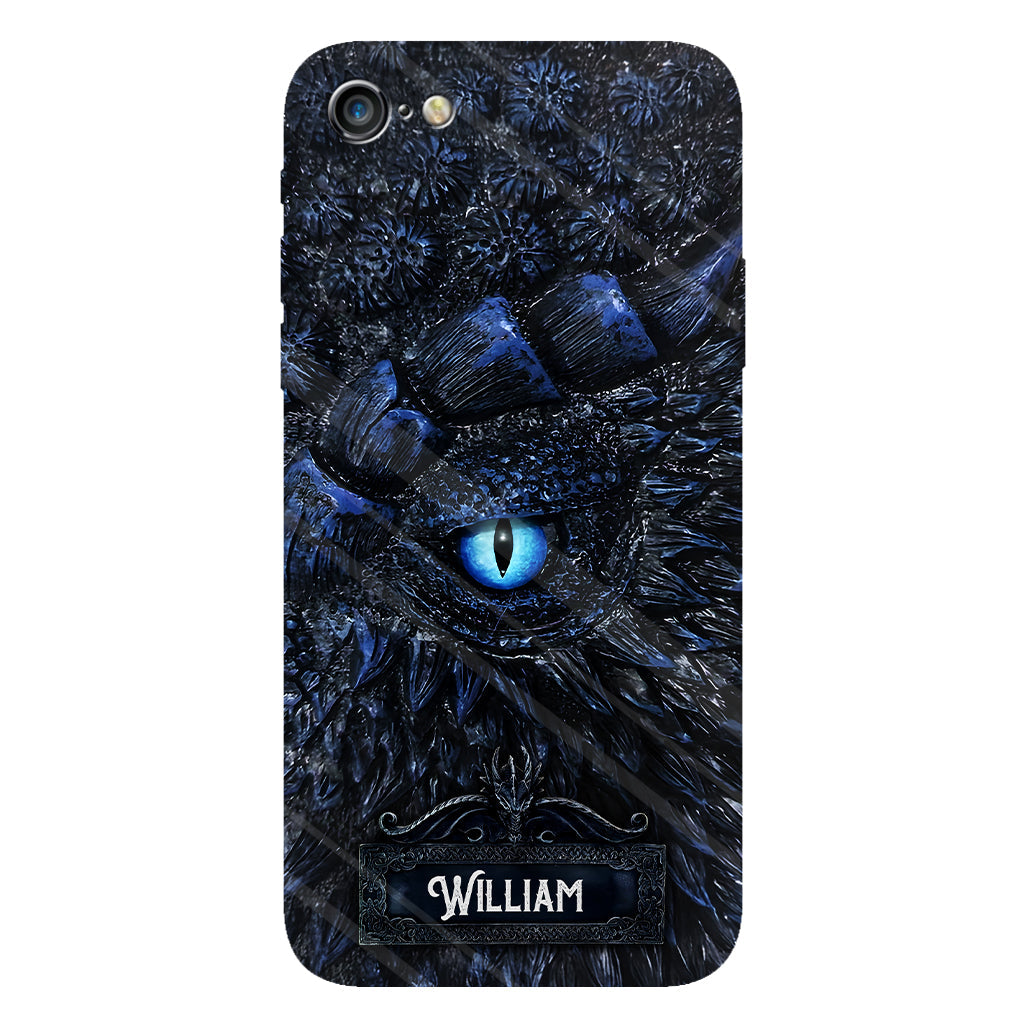 Majestätischer Drache – Personalisierte Handyhülle mit Drachen-Vollbilddruck