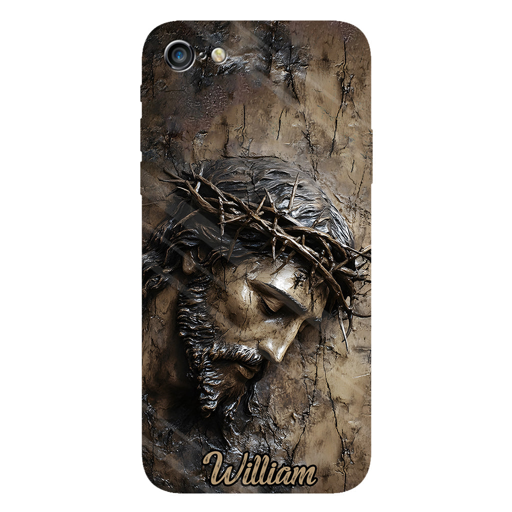 Glaube, Hoffnung, Liebe – Personalisierte Handyhülle mit christlichem Vollbilddruck