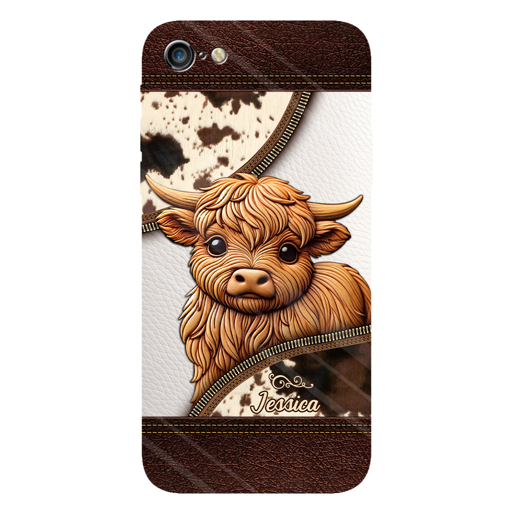 Love Highland Cows - Personalized Full Print Phone Case