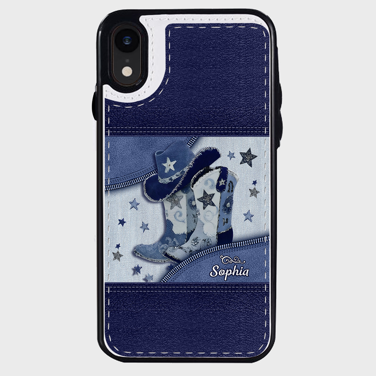 Cowgirl Boots - Personalized Cowgirl Foldable Wallet Phone Case