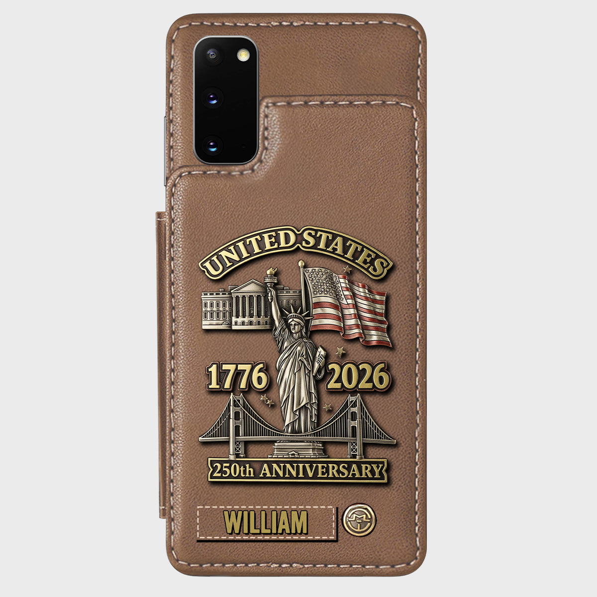 250th Anniversary - Personalized Wallet Phone Case