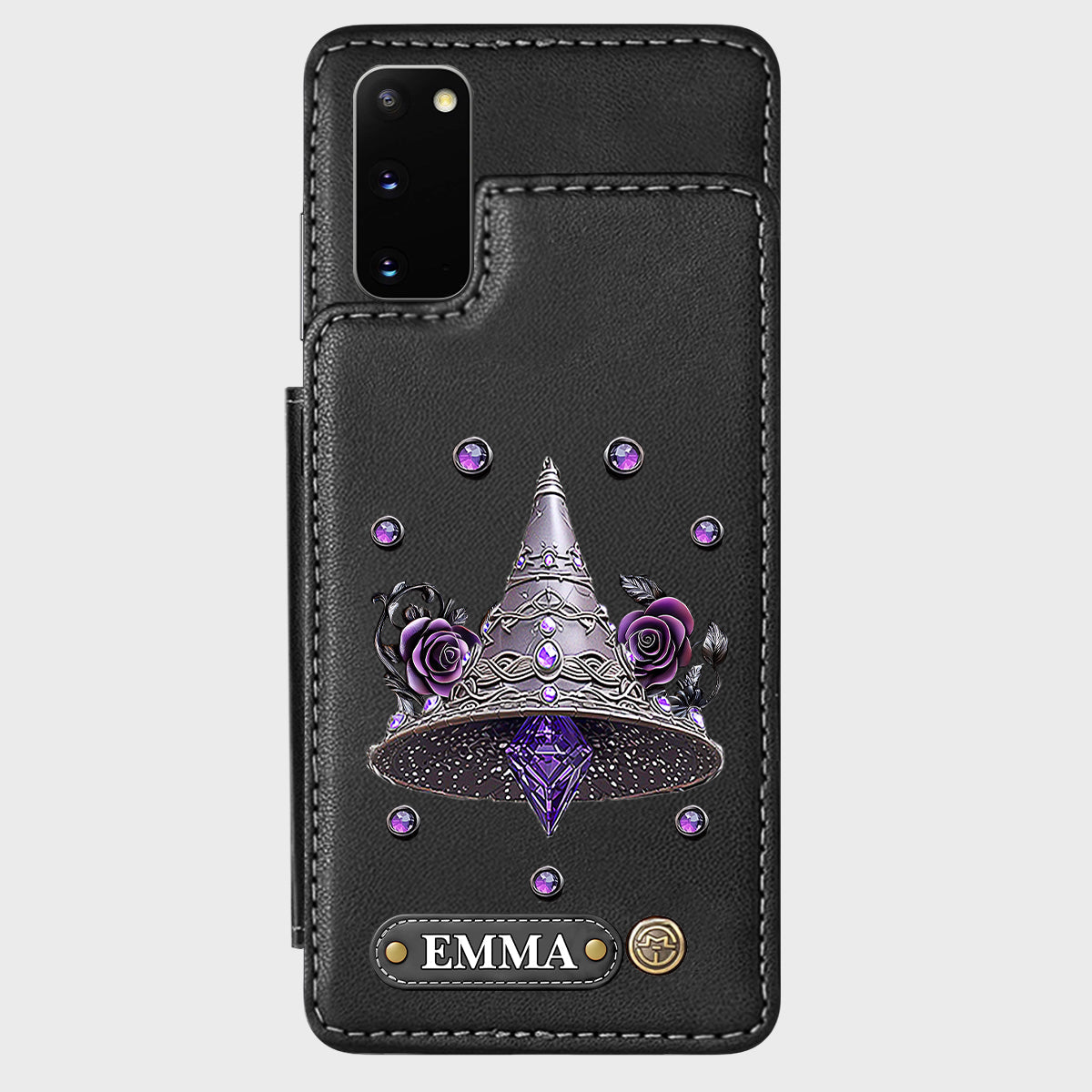 Beautiful Witch Hat - Personalized Witch Wallet Phone Case