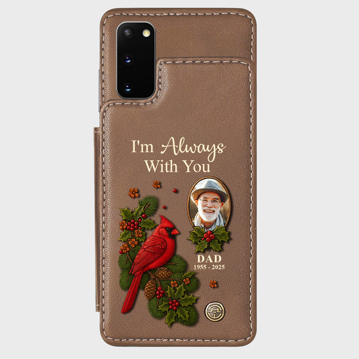 I Am Always With You - Personalized Memorial Wallet Phone Case