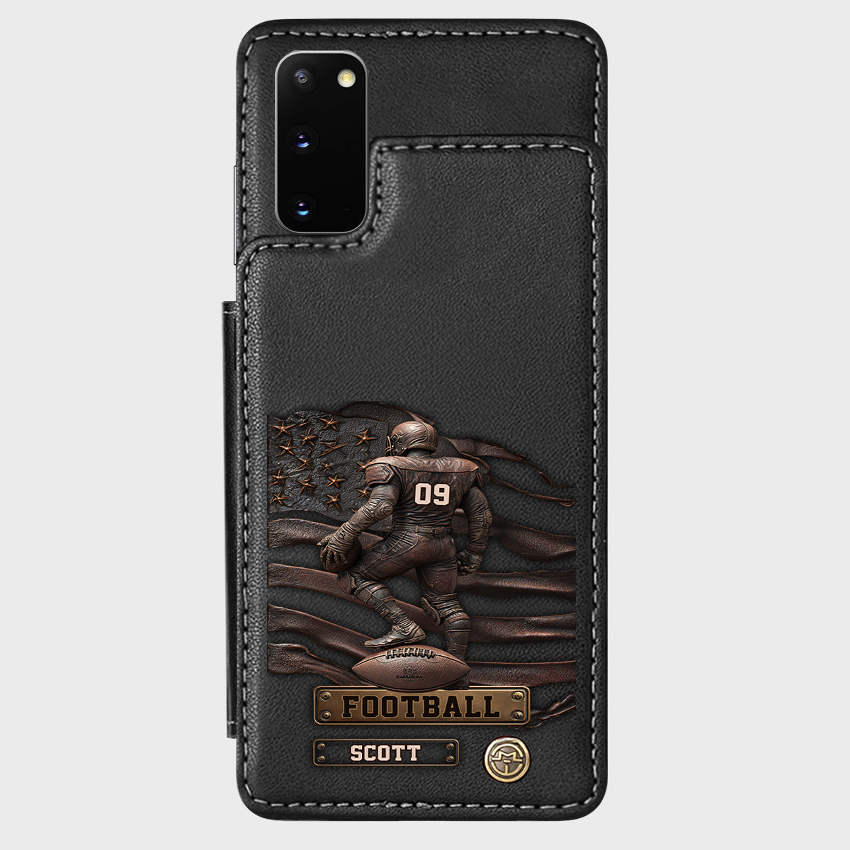 Game Day - Personalized Football Wallet Phone Case