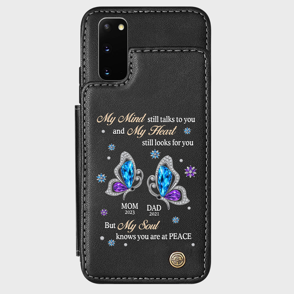 I Love You Forever - Personalized Memorial Wallet Phone Case