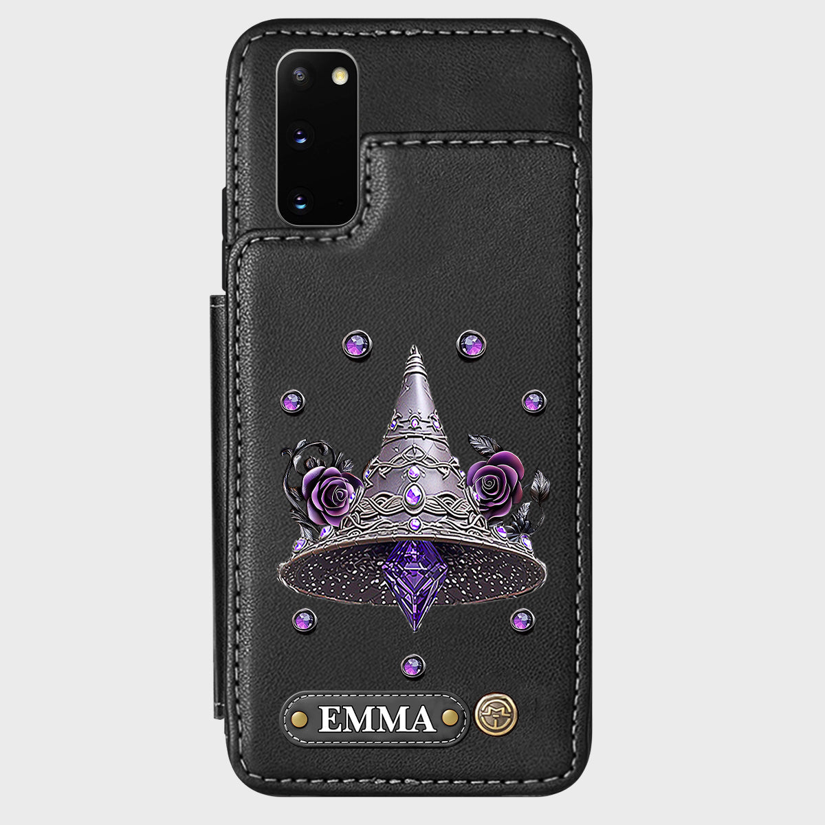 Beautiful Witch Hat - Personalized Witch Wallet Phone Case