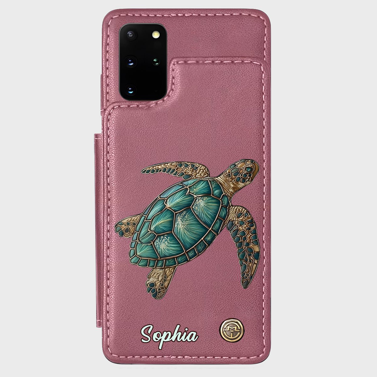 Love Turtles - Personalized Turtle Wallet Phone Case