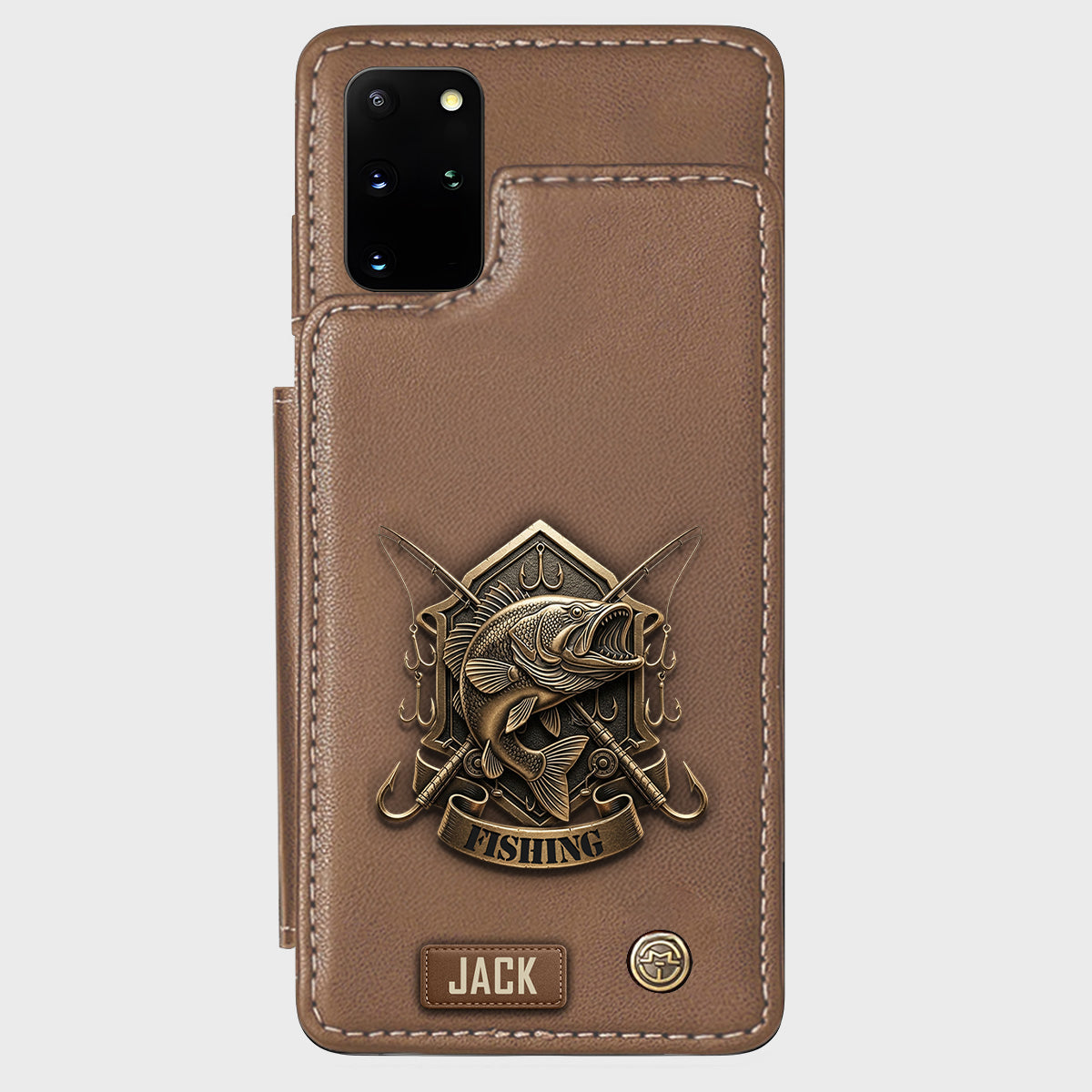 Fishing For Life - Personalized Fishing Wallet Phone Case