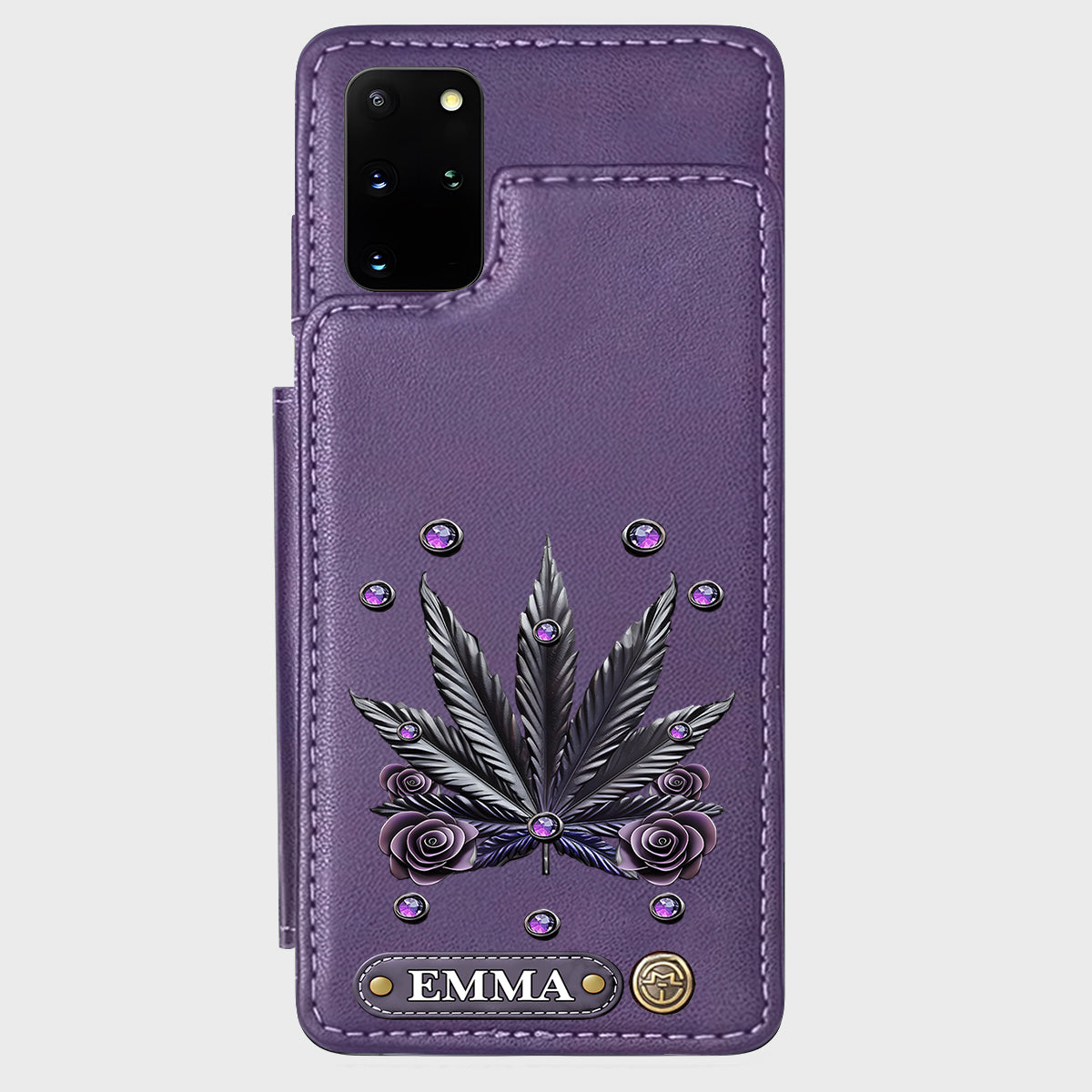 Beautiful Marijuanas - Personalized Weed Wallet Phone Case