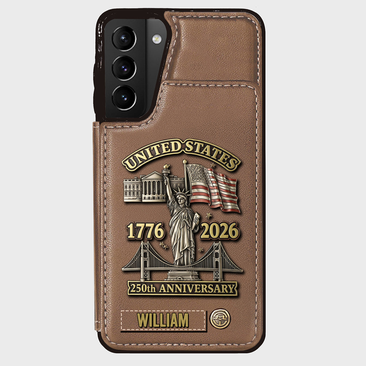 250th Anniversary - Personalized Wallet Phone Case