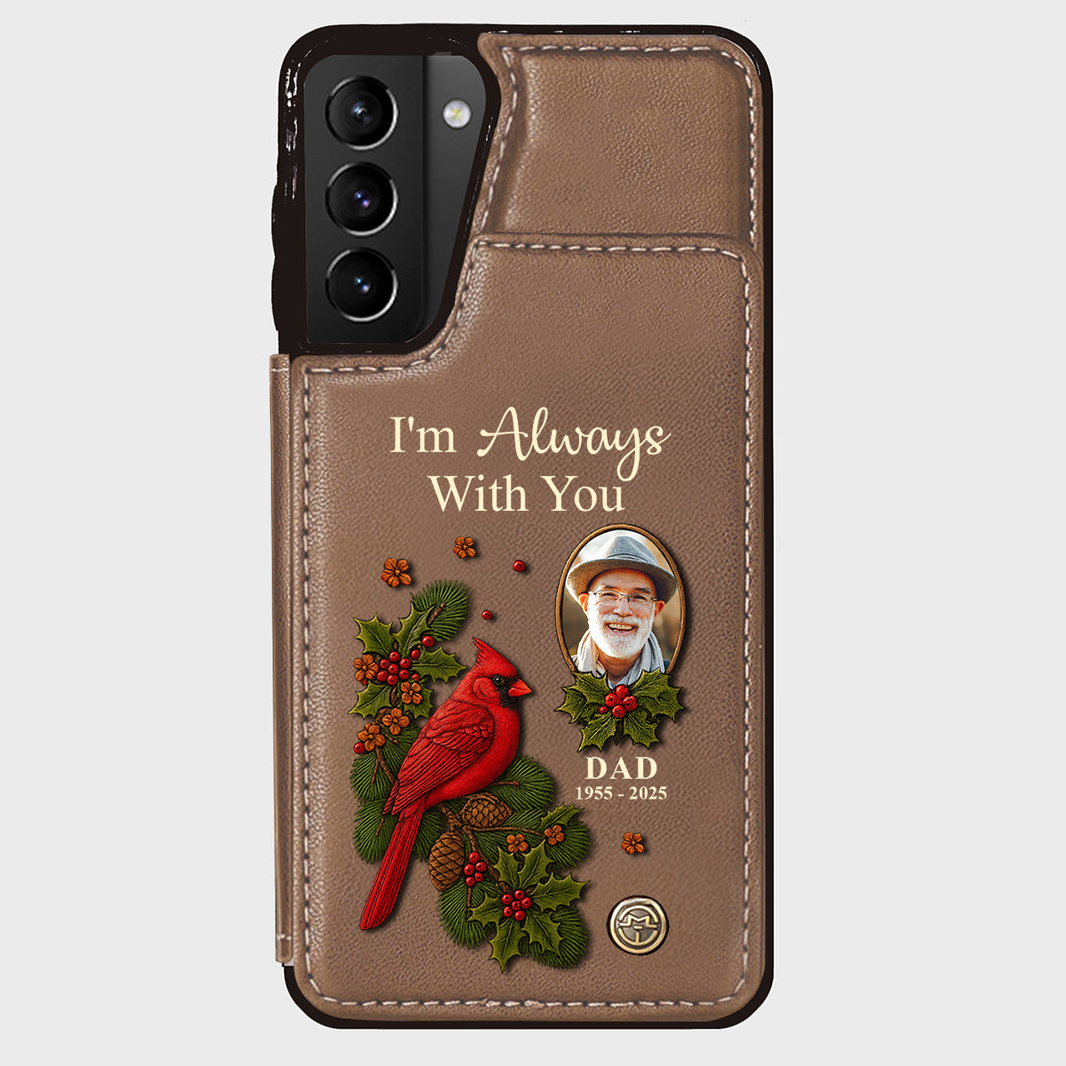 I Am Always With You - Personalized Memorial Wallet Phone Case